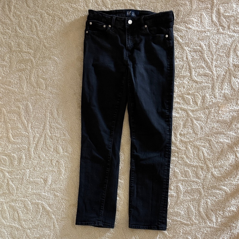 GAP Classic Straight Black Denim Jeans